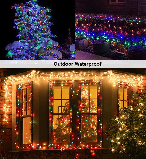 100 LED 32ft Solar Powered Outdoor String Light