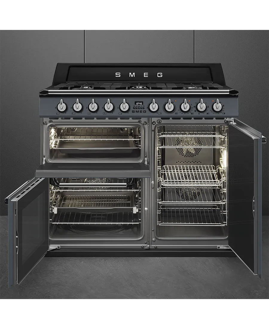 100cm Victoria Traditional Dual Fuel Range Cooker | Slate Grey