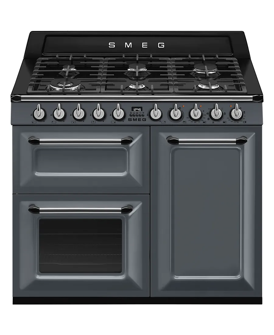 100cm Victoria Traditional Dual Fuel Range Cooker | Slate Grey