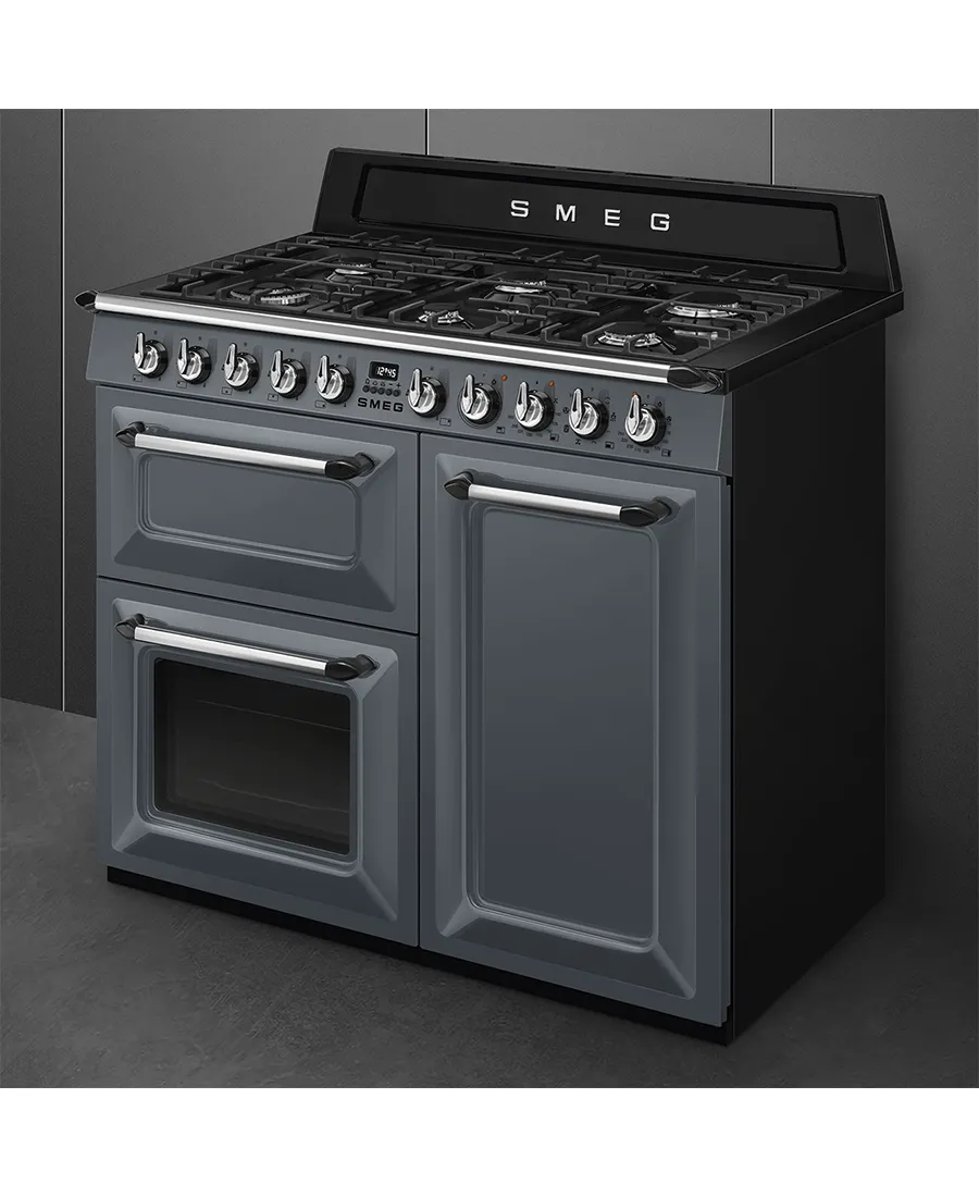 100cm Victoria Traditional Dual Fuel Range Cooker | Slate Grey