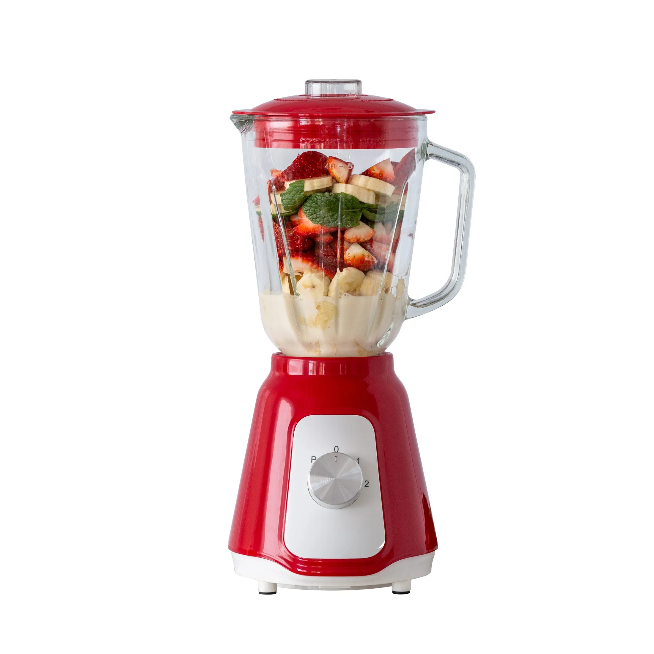 1.5 Litre Table Blender - Red