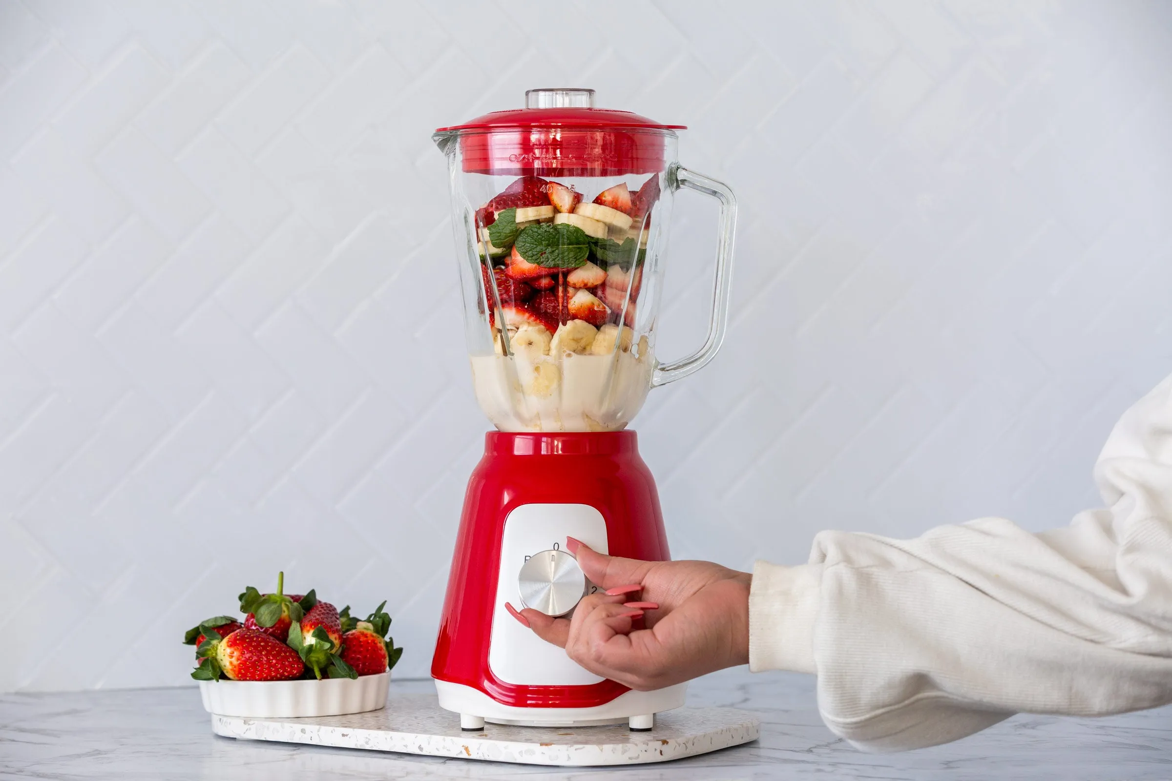 1.5 Litre Table Blender - Red