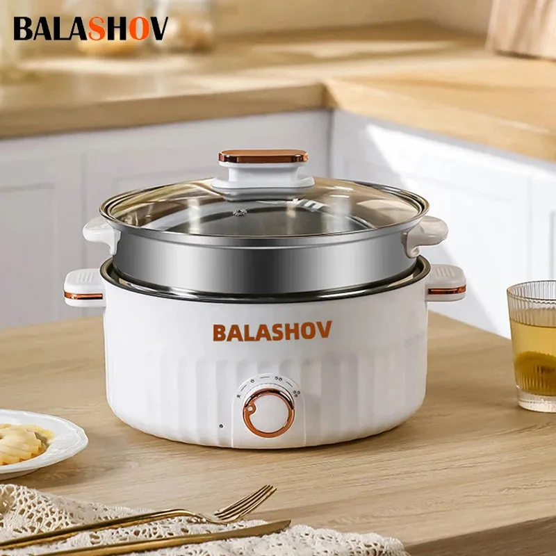 3L 110V Portable Electric Rice Cooker Multifunctional Pan Non-stick Cookware for Kitchen and Home Appliance US Plug