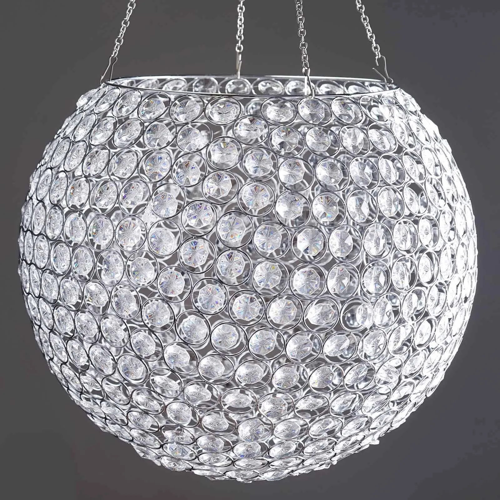 41" Utopia Acrylic Diamond Chandelier Lamp Wedding Centerpiece With 18" Ball