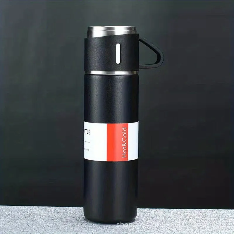 500ml Stainless Steel Vacuum Flask Set for HotCold Drinks