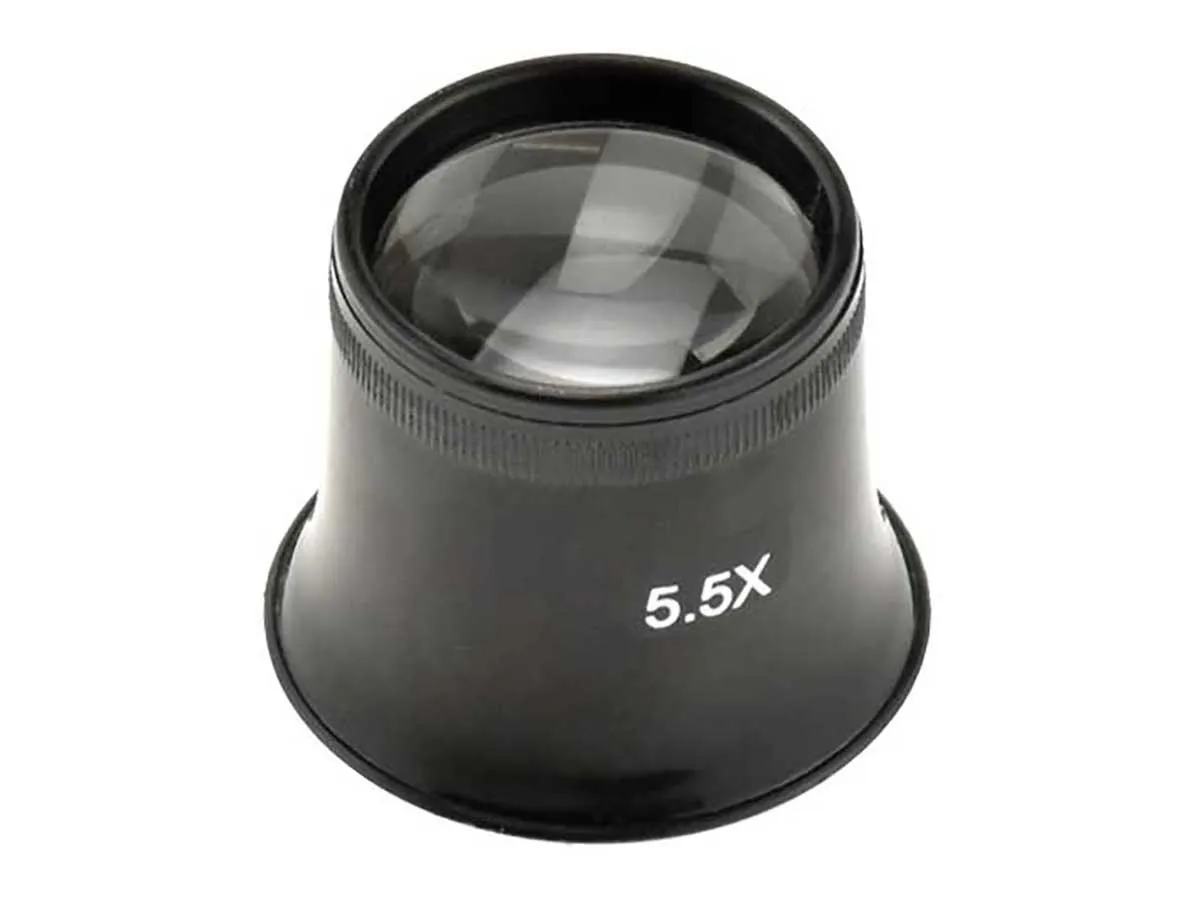 5.5X-18D Plastic Jeweler's Eye Loupe