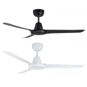 56" Spyda EC Ceiling Fan Matt Black, Satin White SPYEC1423XX Ventair