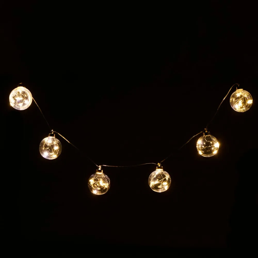 6 Encapsulated Stars Bulb String Light - batteries included.