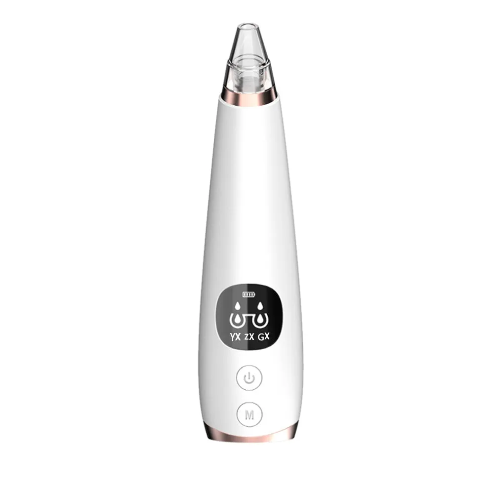 6 Nozzle Electric Acne Pimple Blackhead Remover for Face and Nose Vacuum- USB Charging