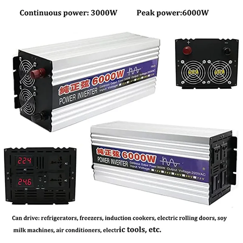 6000W 12/230V Pure Sine wave Inverter