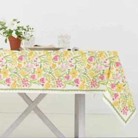 70s Flower Tablecloth - 60x120