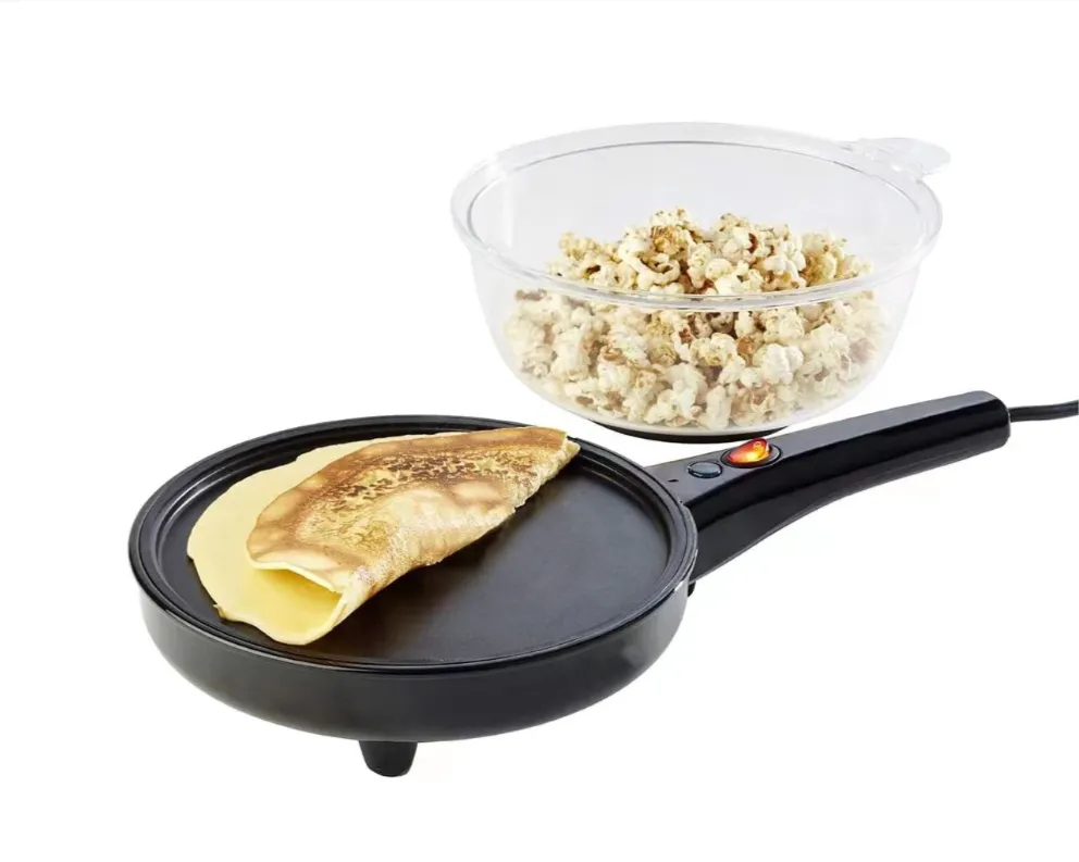 800W 3-In-1 Electric Popcorn, Egg Fryer And Pancake Maker Ja-59