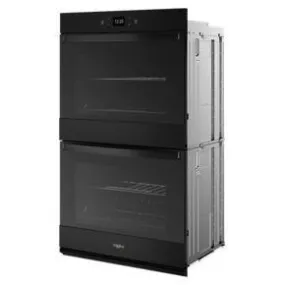 86 Total Cubic Feet Double Wall Oven With Air Fry When Connected - Black