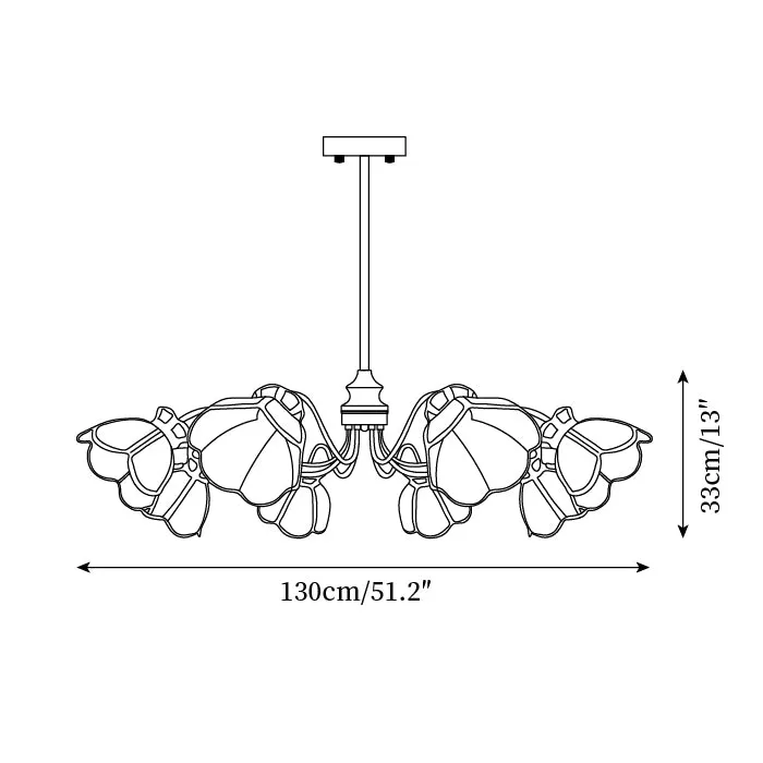 Alessio Flowers Chandelier