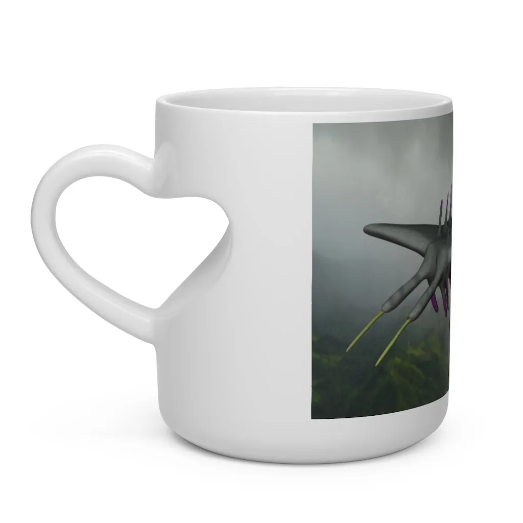 Alpha Creature Heart Shape Mug