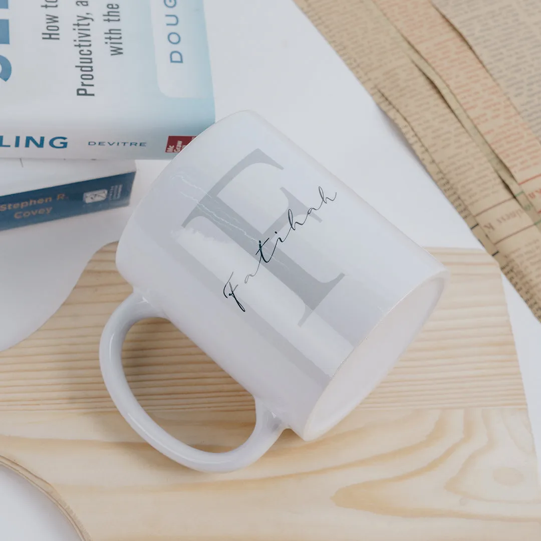 Alphabet Mug Edition with Personalization