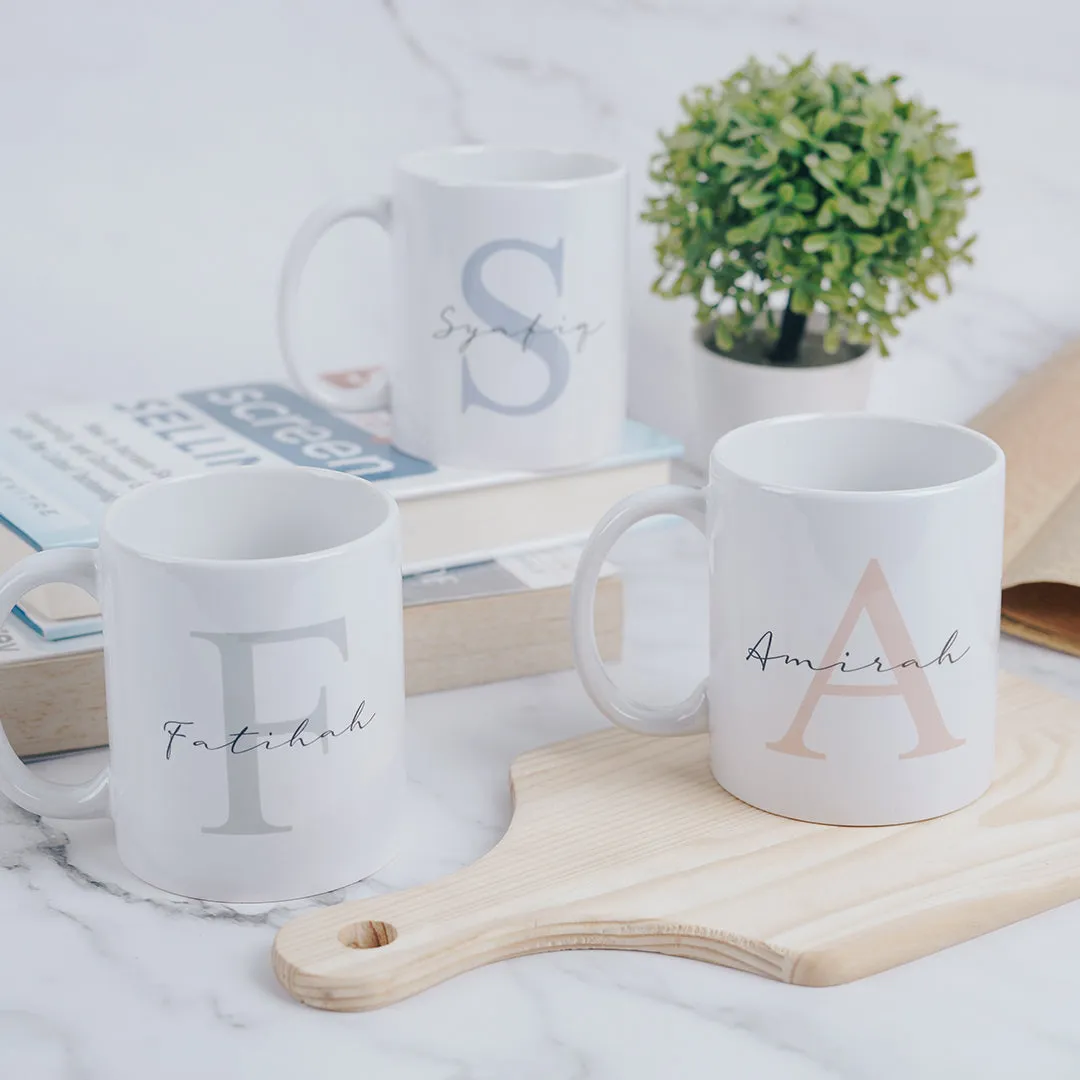 Alphabet Mug Edition with Personalization