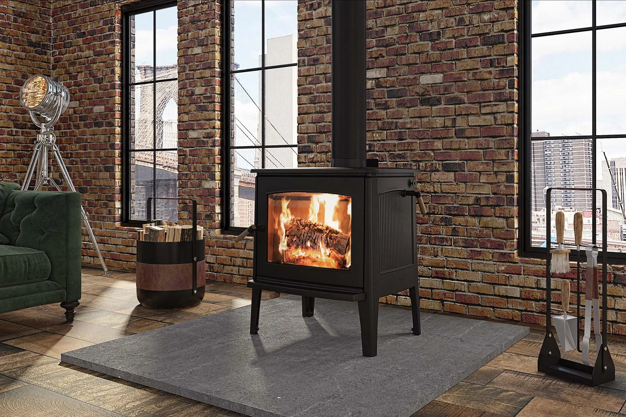 Ambiance Fireplaces Hipster 20 Wood Stove