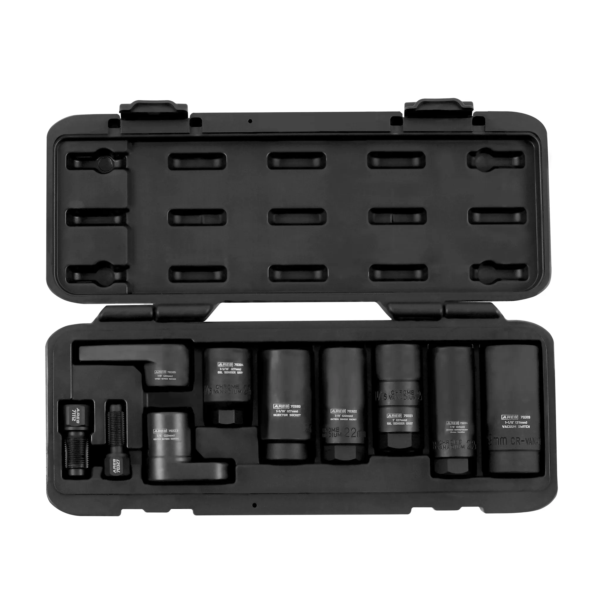 ARES 70318 - 10-Piece Oxygen Sensor Socket Set