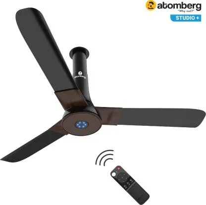 Atomberg Studio  1200 mm BLDC Motor with Remote 3 Blade Ceiling Fan