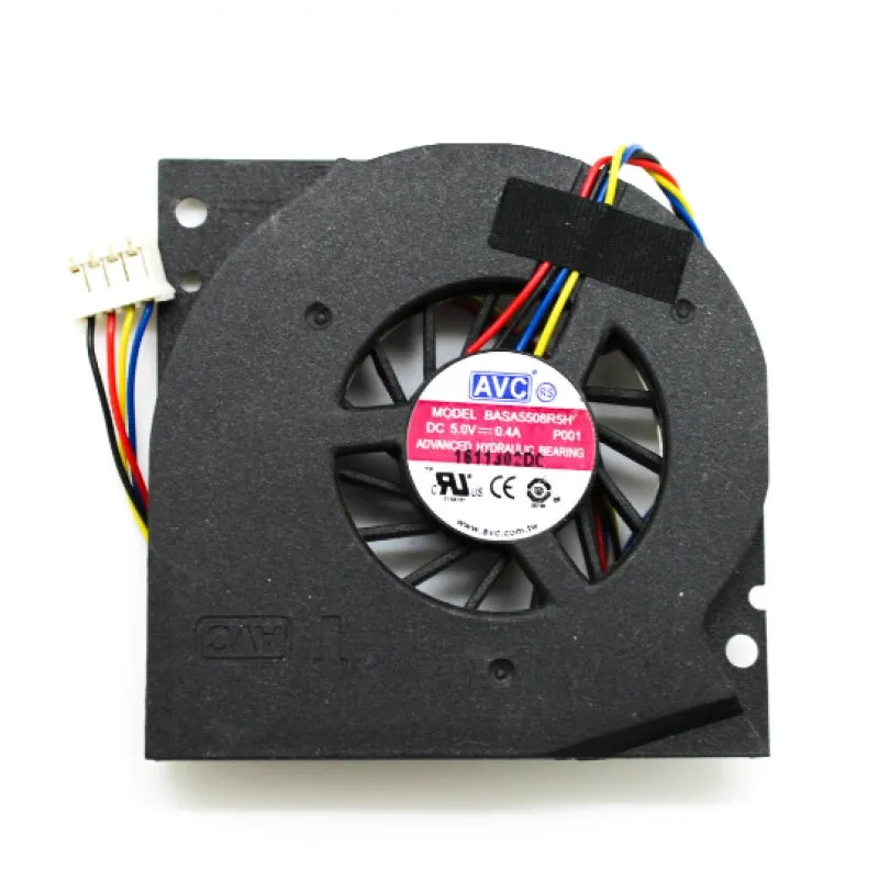 AVC 5VDC 0.4A 4-Pin 55x55x8mm Laptop Fan BASA5508R5H 23.10332.001