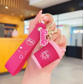 Barbie Coffee Mug PINK | Silicone Lanyard | Keychain