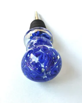 Belice Handblown Glass Wine Stopper | Multiple Colors | 1 x 6 inches