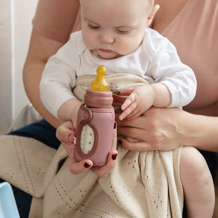 BIBS Baby Bottle Sleeve Small Blush