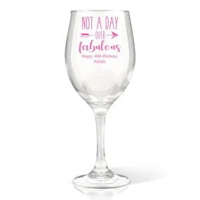 Birthday Wine Glass