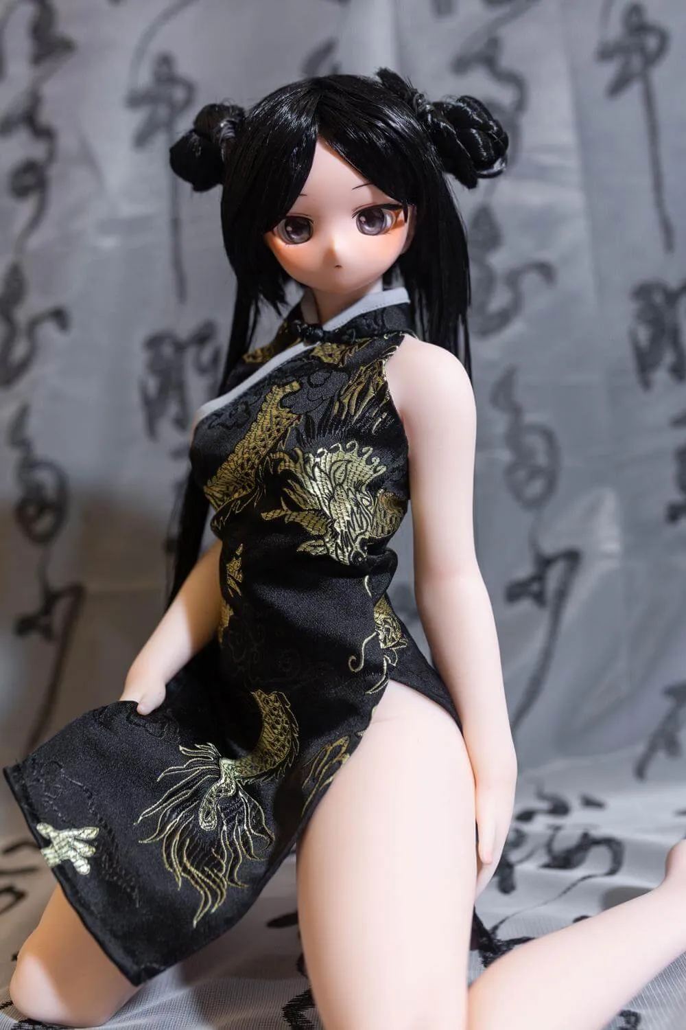 Blue Archive Mini Sex Doll Kisaki, Chinese Dress 60cm Hentai Figure with Cool Face