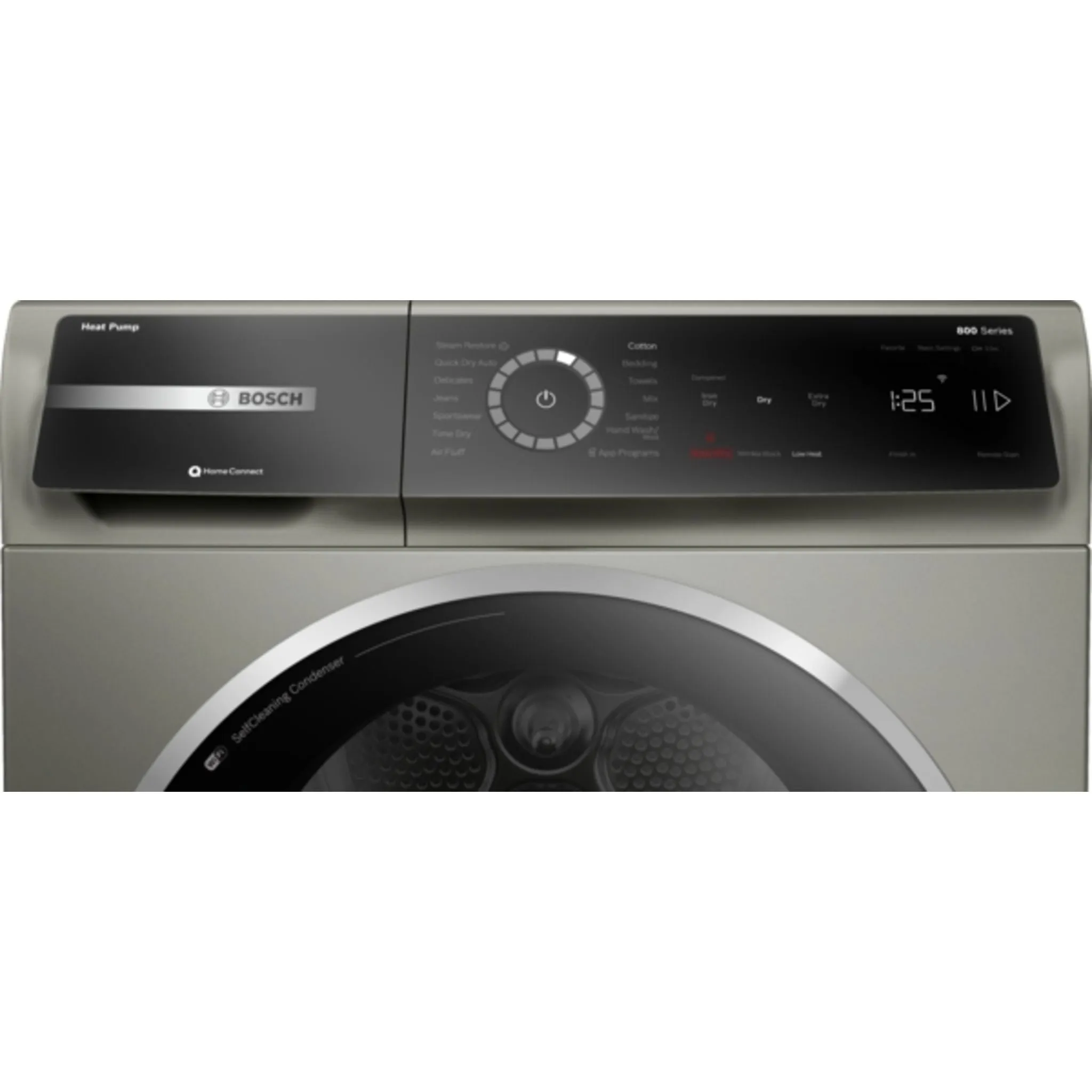 Bosch Dryer (WQB245AXUC) - Pearl Steel