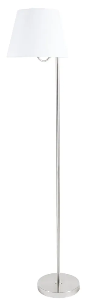 Boston Harbor Floor Lamp, Brushed Nickel :EA: QUANTITY: 1