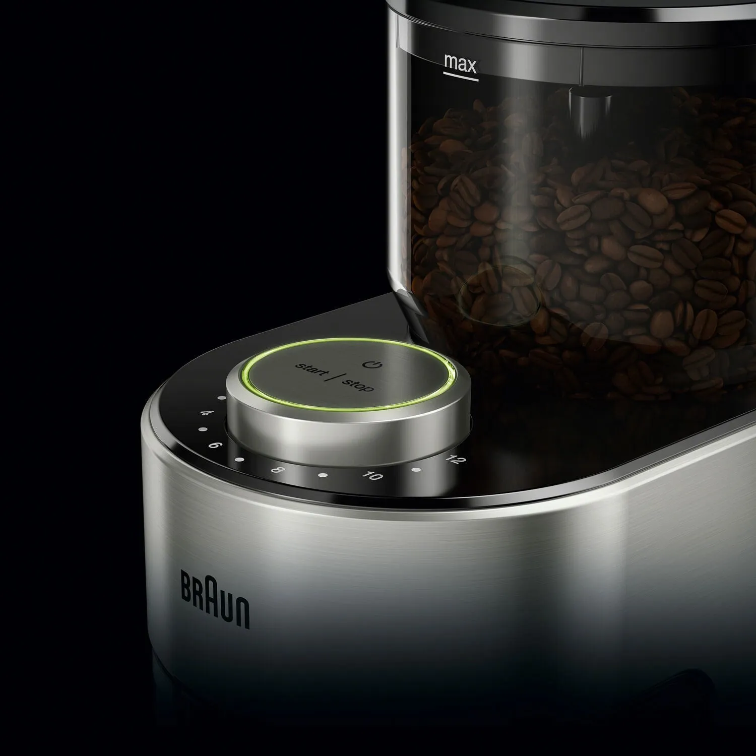 Braun FreshSet 12-Cup Burr Grinder with Removable Container (KG7070)