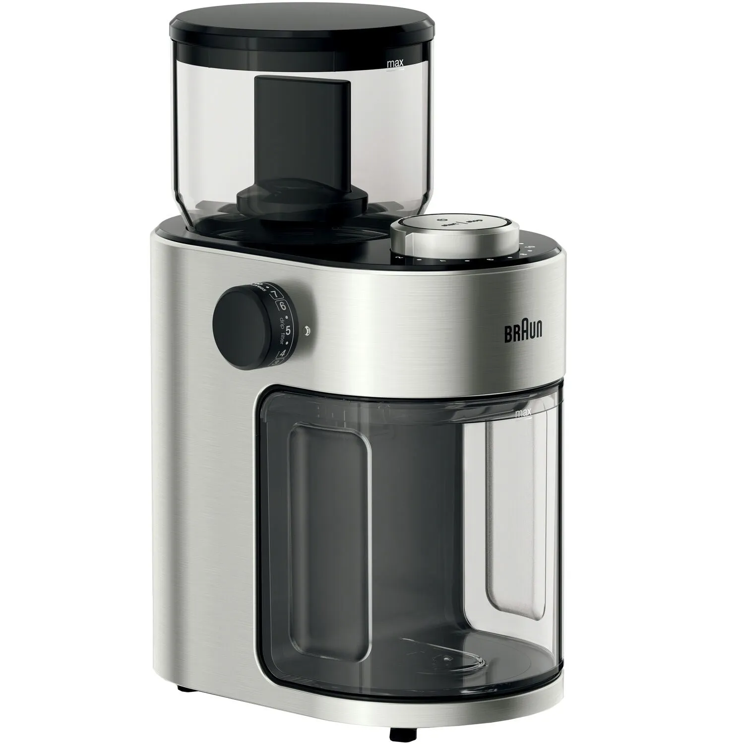 Braun FreshSet 12-Cup Burr Grinder with Removable Container (KG7070)