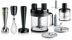 Braun Multiquick 9 Hand Blender Black Green 1200W MQ9187XLI