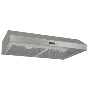 Broan Nutone BCDJ142SS Glacier 42" Convertible Under-Cabinet Range Hood with Heat Sentry, 400 CFM, Stainless Steel