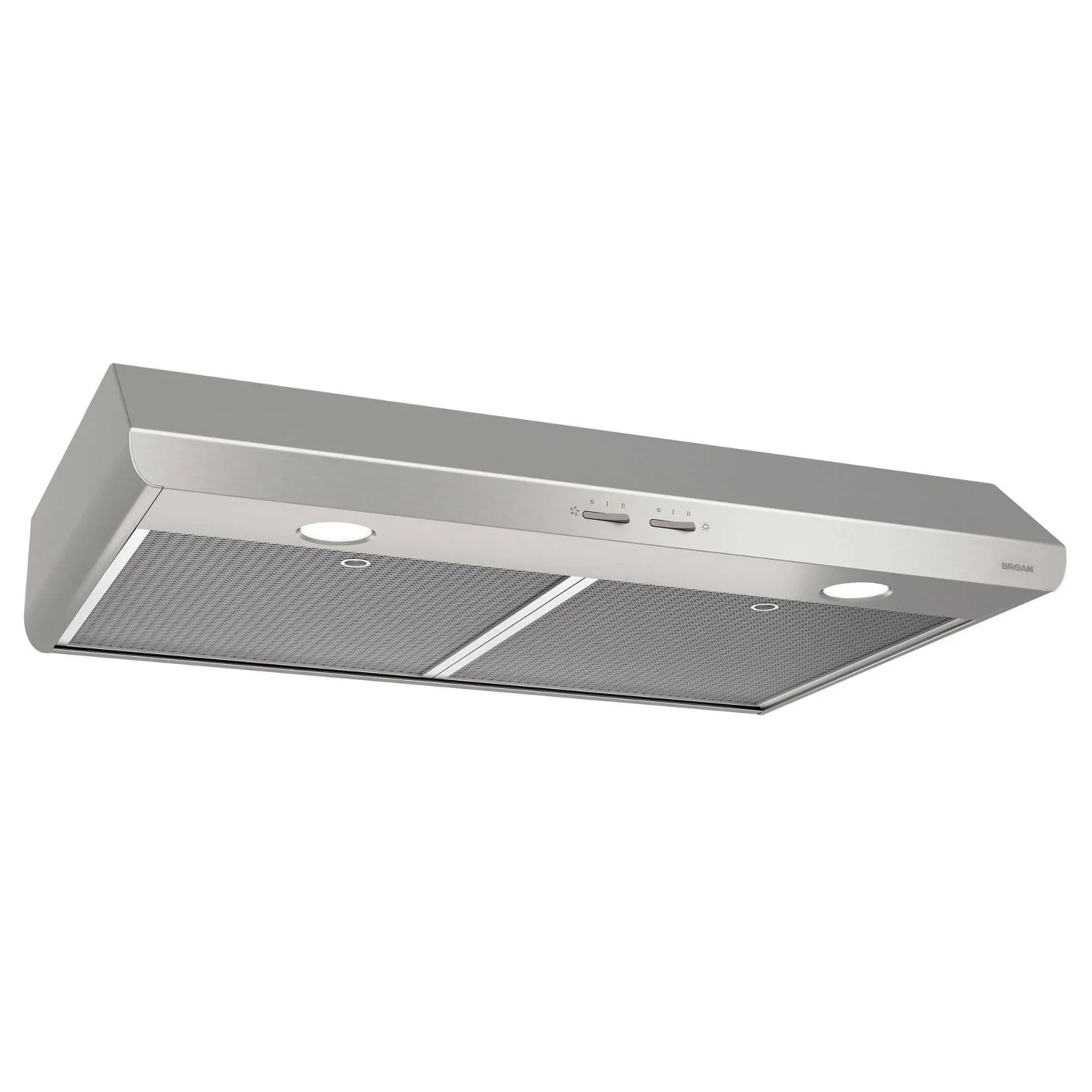 Broan Nutone BKSH130SS Sahale BKSH1-Series 30" Under Cabinet 300 Max Blower CFM 5.0 Sones Stainless Steel Range Hood