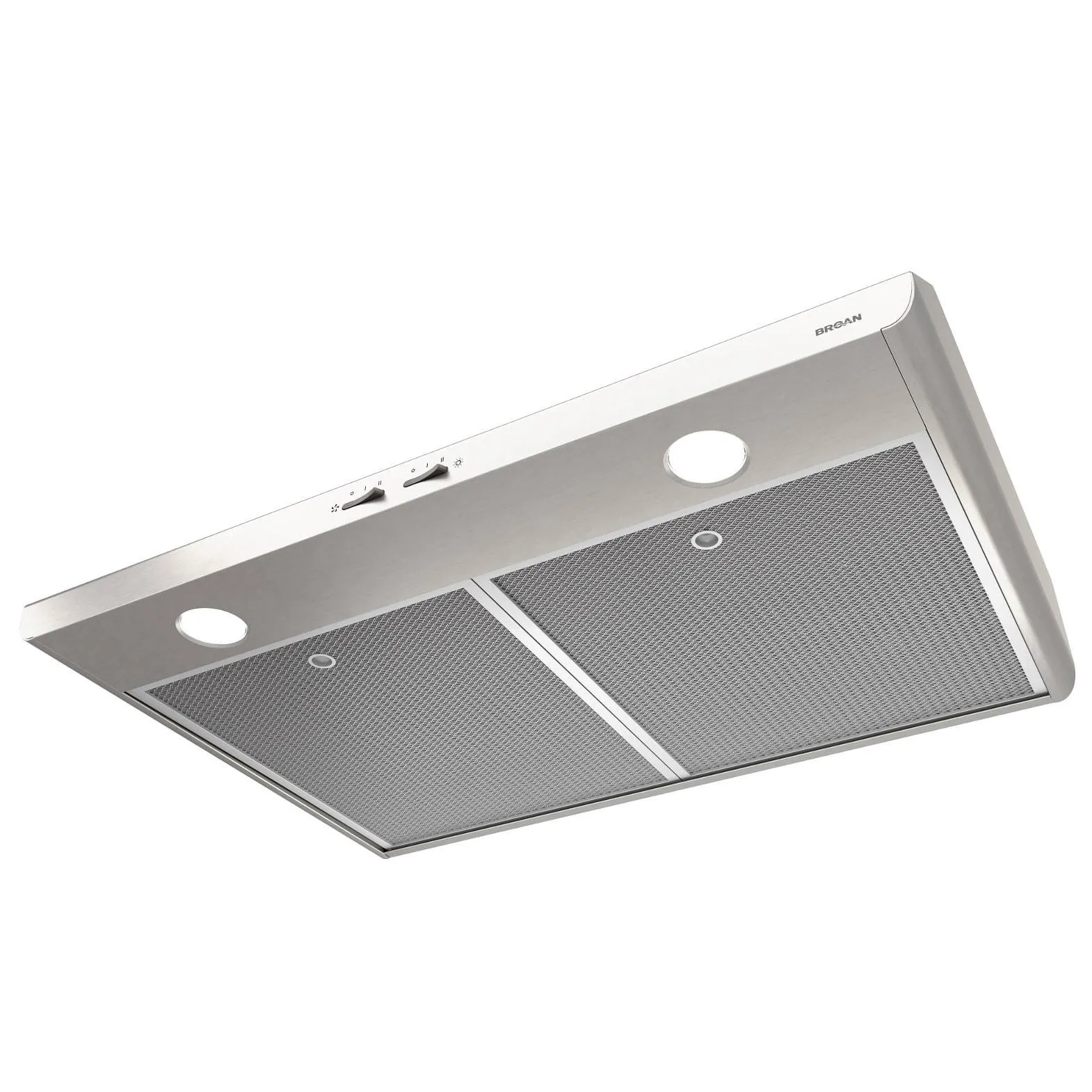 Broan Nutone BKSH130SS Sahale BKSH1-Series 30" Under Cabinet 300 Max Blower CFM 5.0 Sones Stainless Steel Range Hood