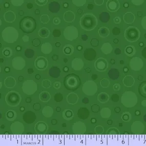 Bubble Dot in Green, Green Blender, Studio 37 Fabrics