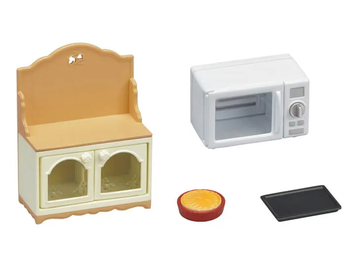 Calico Critters Microwave Cabinet