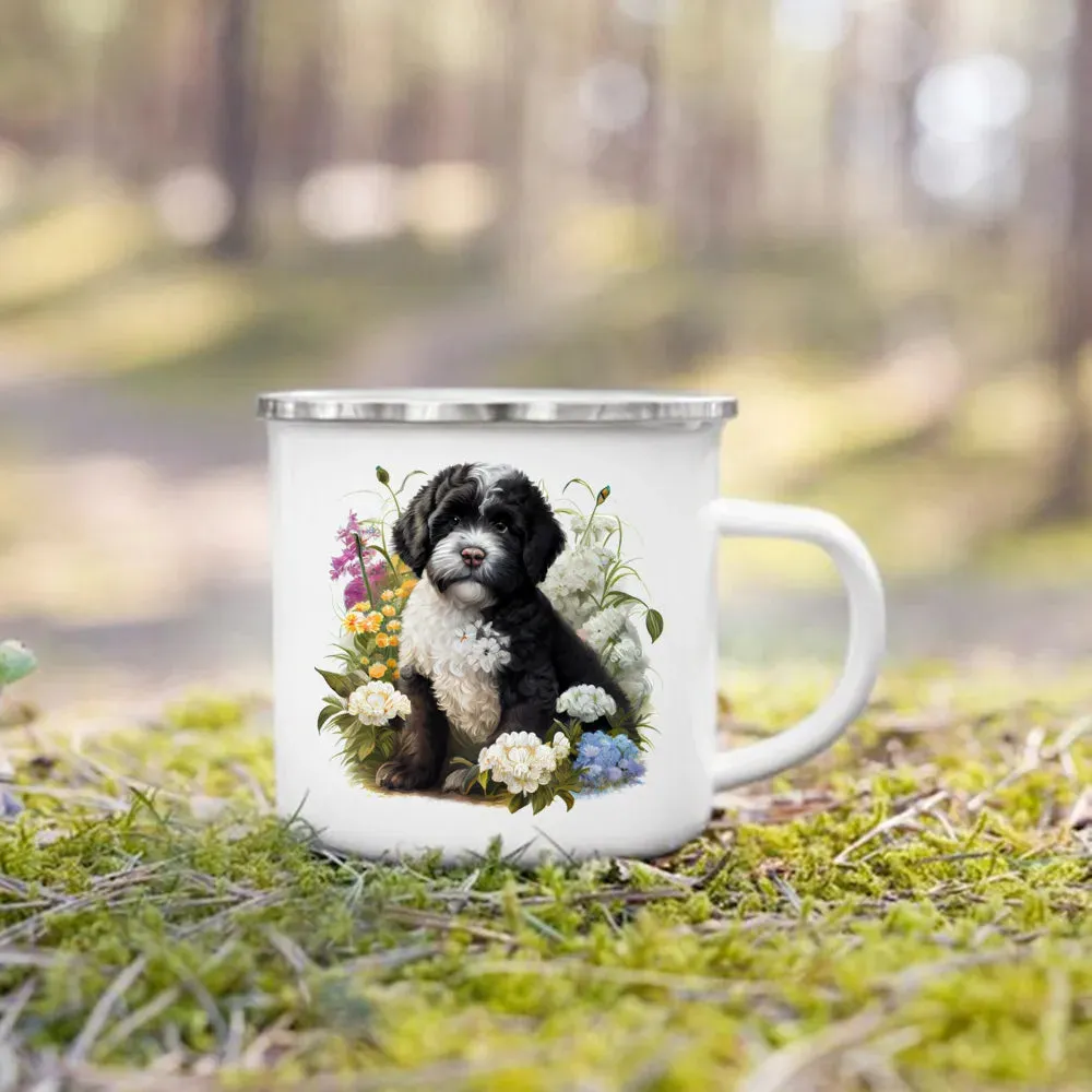 Camping Enamel Mug Dog Lover's Collection