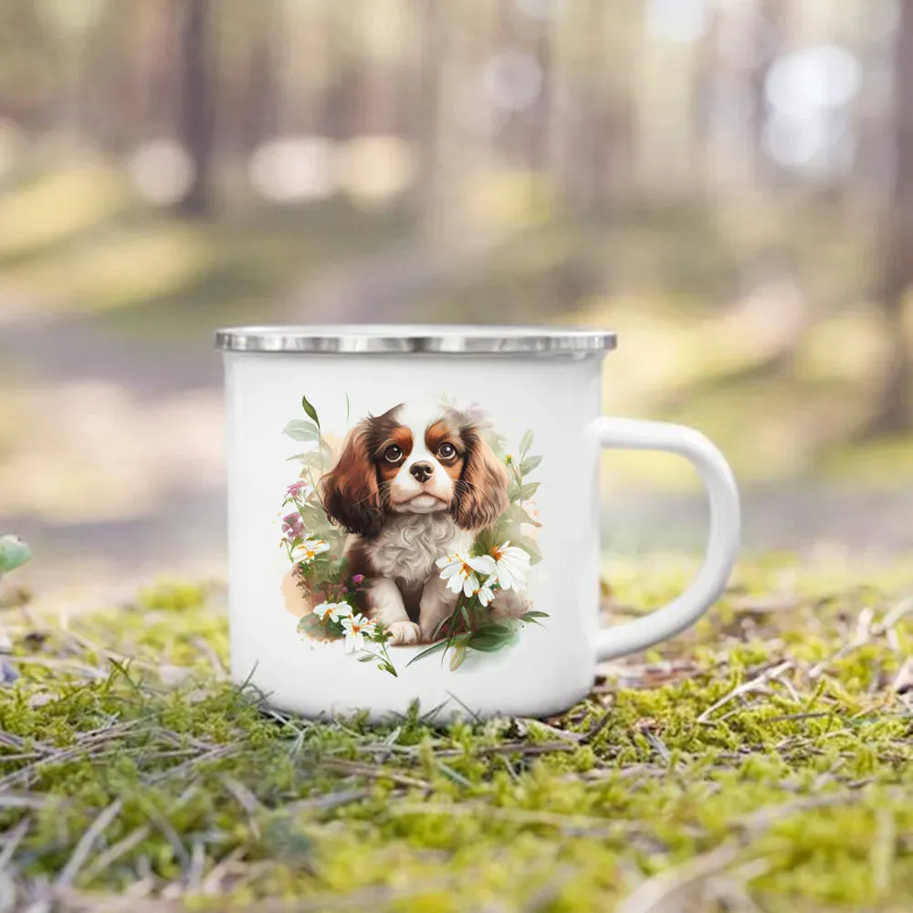 Camping Enamel Mug Dog Lover's Collection