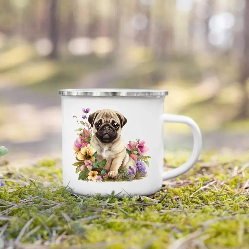 Camping Enamel Mug Dog Lover's Collection