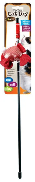 CAT PALS - Bow Wow Cat Toy Play Wand - 1 Toy