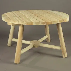 Cedar Looks Round Umbrella Table