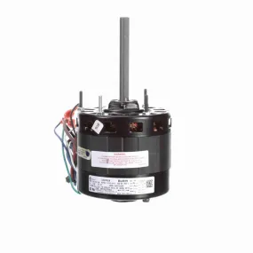 Century Direct Drive Motor, 1075 RPM, 1/4 1/5 1/6 HP, 115 V, 42 Frame, Open Air Over