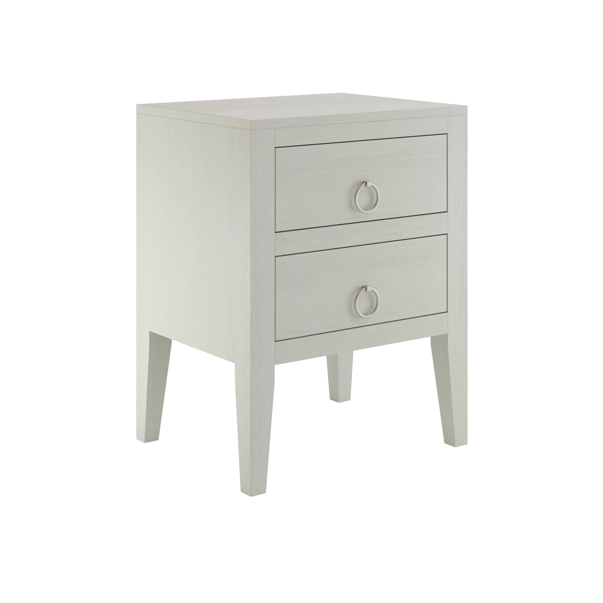 Cheriton Solid Oak Bedside Cabinet with Round Handles