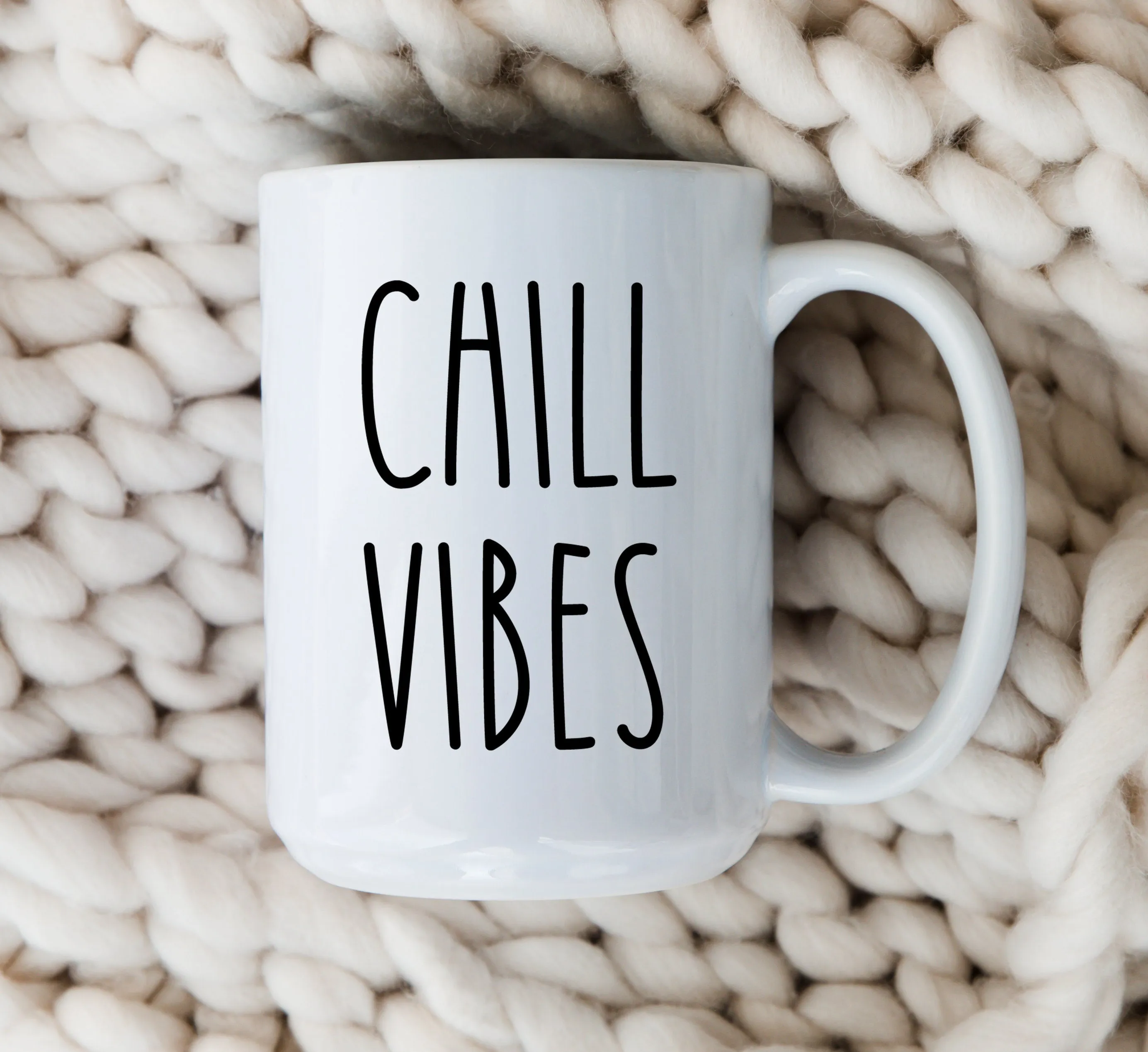 Chill Vibes Mug Fall Coffee Cup