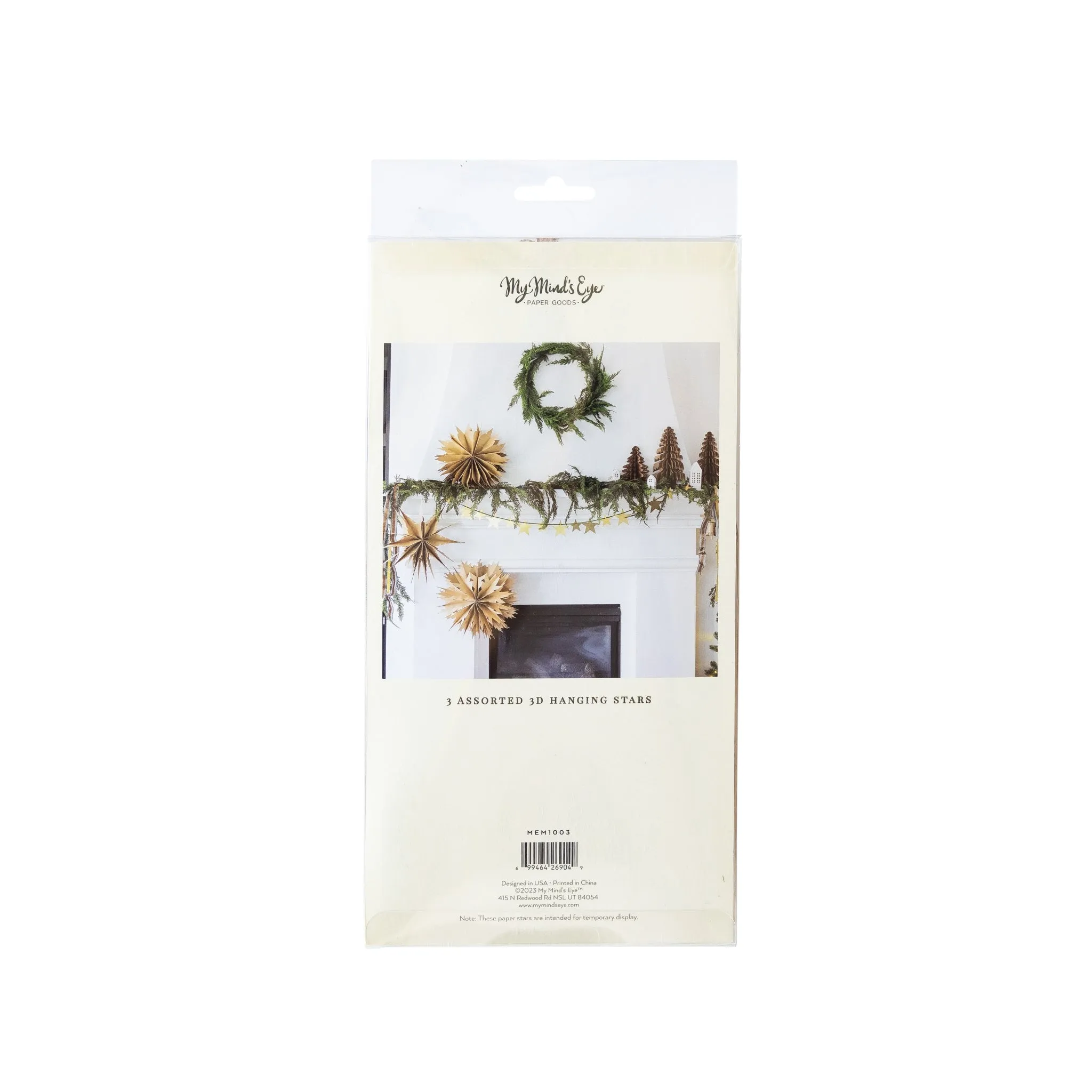 Christmas Memories Kraft Paper Bag Fan Set