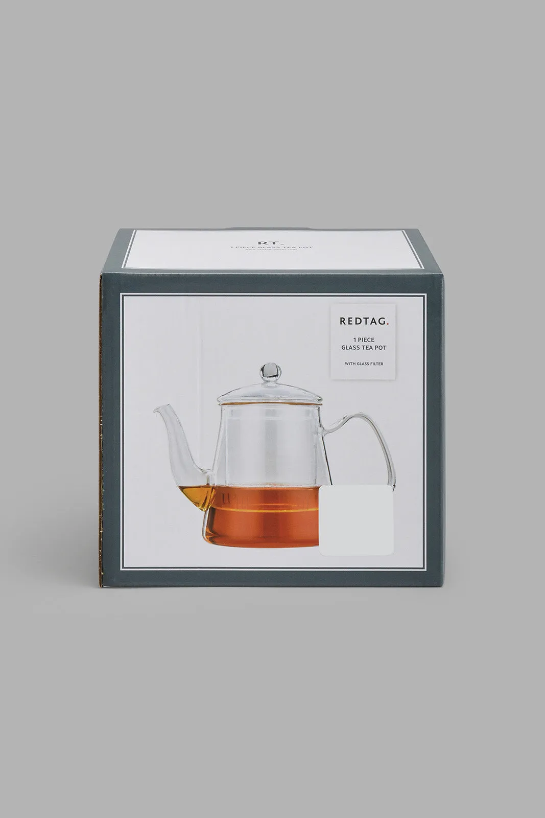 Clear Glass Tea Pot With Filter (800ml)